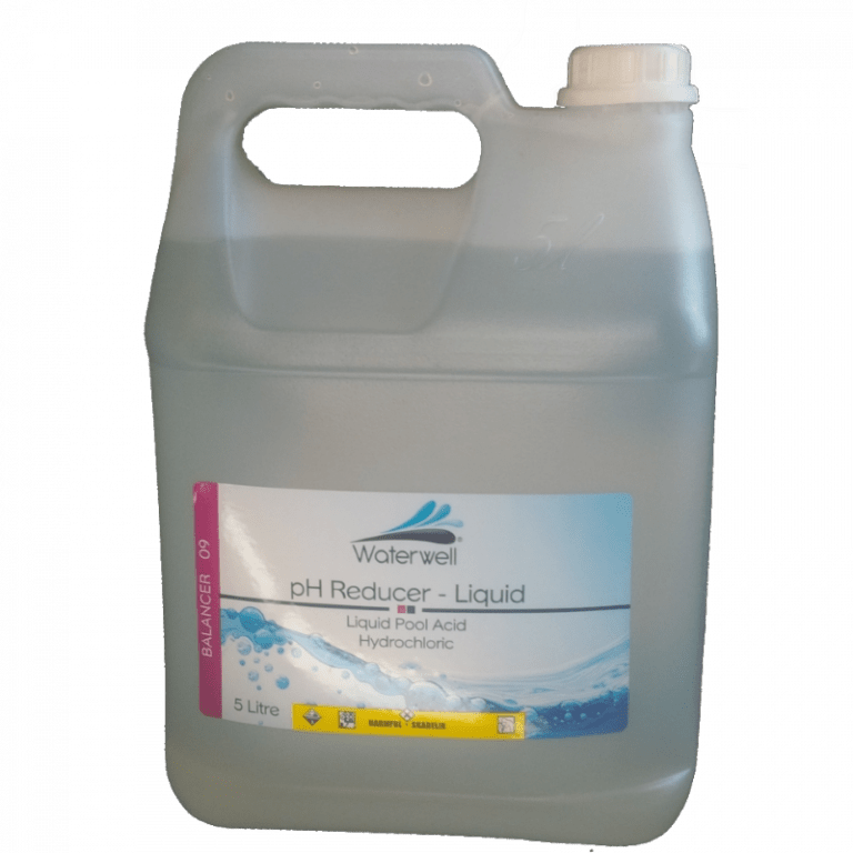 Waterwell pH Reducer Liquid (5L) Pool Renovators Professional
